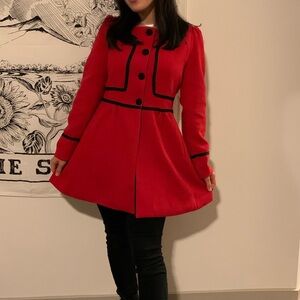 Pepaloves Red and Black Jacket